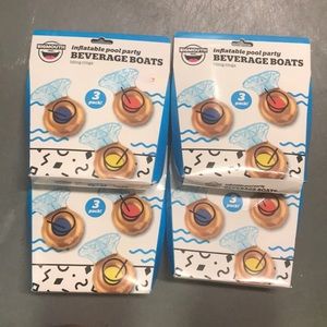 15 inflatable pool bling ring party floats